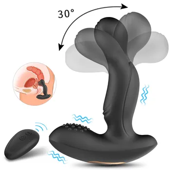 Titreşimli Anal Oyuncak Erkekler için Parmak prostat masaj aleti Butt Plug G-Spot Teşvik Kablosuz Seks Oyuncak Kadın Erkek Ürünleri Yetişkinler için