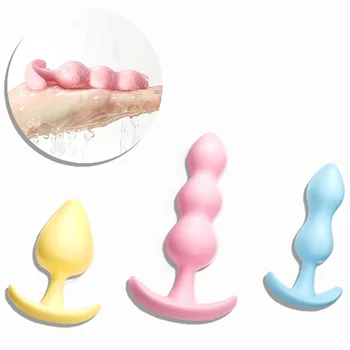 Mini Anal Plug Kristal anal dildo Yumuşak Anals Yapay Penis prostat masaj aleti Yetişkin Oyunları Unisex Seksi Oyuncaklar Erkekler Kadınlar İçin Çiftler