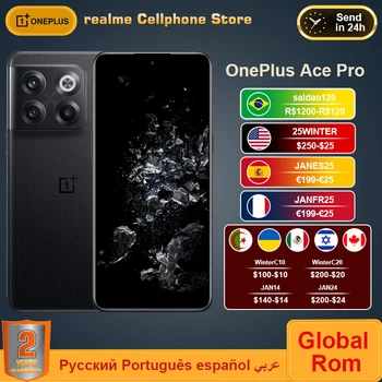 Küresel ROM OnePlus Ace Pro 5G Cep Telefonu Snapdragon 8+ Gen 1 16GB RAM 120Hz 6.7