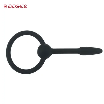 BEEGER Penis Tıkacı Yumuşak Esnek Silikondan Yapılmıştır, böylece Üretraya Sokulabilir ve Uzun Süre Giyilebilir