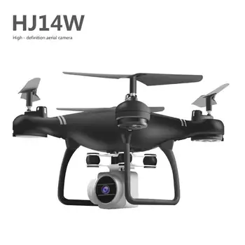HJ14W Wi-Fi Uzaktan Kumanda 1080 P WİFİ FPV Drone 200 W HD Kamera rc dört pervaneli helikopter Drones Hediye Oyuncak