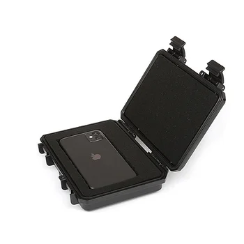 Taktik Tabanca Kılıfı Enstrüman Takım Kutusu Bavul Taşınabilir Plastik ABS Dayanıklı Darbeye Dayanıklı Güvenlik Sünger Önceden kesilmiş Köpük IP67