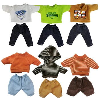 1/12 BJD Giysileri Bebekler İçin 6 inç Bebek Reborn Aksesuarları 17 cm 15cm oyuncak bebek giysileri İle Şapka Kız Oyuncak