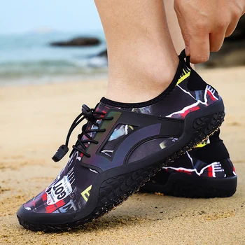 Unisex Çabuk kuruyan su ayakkabısı Nefes yürüyüş botları Açık plaj ayakkabısı koşu bandı ayakkabıları yürüyüş ayakkabıları Boyutu 35-49