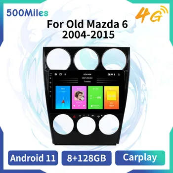 Araba Radyo Eski Mazda 6 2004-2015 için 2 Din araba android müzik seti GPS WİFİ FM Navigasyon Multimedya Video Oynatıcı Kafa Ünitesi Autoradio
