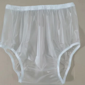 PVC TPU Şeffaf Şeffaf Şeffaf Su Geçirmez Yüksek Bel Pantolon Seksi Kostümleri Özel Parti İç Çamaşırı