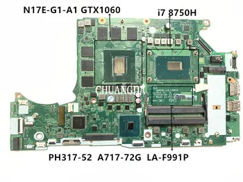 ACER Predator Helios PH317-52 PH315-5 A717-72G laptop anakart DH53F LA-F991P CPU ı7 8750H GTX1060 test 100 % %