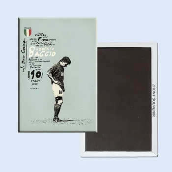 Vintage Retro Poster, Futbol Italia Roberto Baggio Buzdolabı Mıknatısları 22367 arkadaşlar için Hediye