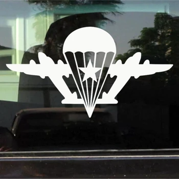 Havadan Bir Yıldız Olmadan Paraşütçü Araba Sticker ve Çıkartması Yaratıcı Su Geçirmez Güneş Koruyucu Vinil, 20cm