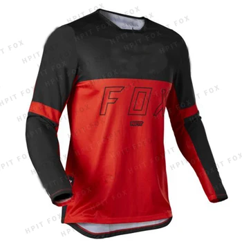 2022 Moto Bisiklet Jersey Uzun Kollu Bisiklet Enduro Mtb Gömlek Yokuş Aşağı T-shirt Camiseta Motocross Mx Dağ Bisikleti Giyim