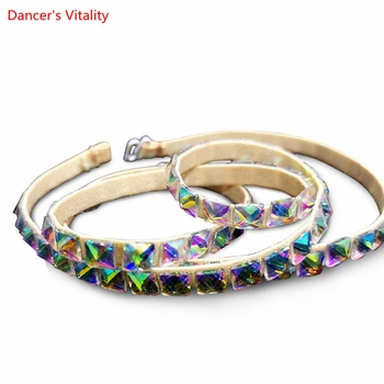 Kadınlar için Oryantal Dans Aksesuarları Renkli elmas Bel Kemerleri Oryantal Dans Zinciri Takı Zinciri