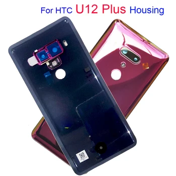 HTC U11 Artı Pil Kapağı Kapı Arka Cam Konut Case HTC U12 + U12 Artı U11 arka kapak Kamera Lens İle Ücretsiz Alışveriş