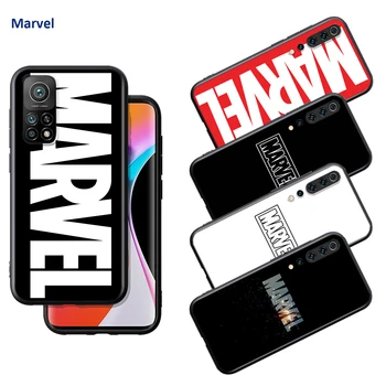 Marvel Logosu Xiao mi Poco X3 NFC M2 X2 F2 F3 C3 M3 F1 Pro mi oyun mi x 3 A3 A2 A1 6 Lite yumuşak telefon kılıfı