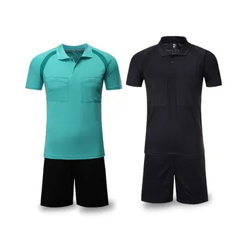 100% polyester hakem üniforma hakem üniforma setleri erkek futbol yetişkin erkek futbol hakem üniforma setleri