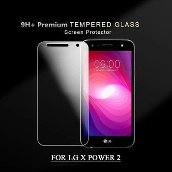 Temperli Cam için LG X Güç 2 Ekran Koruyucu İçin LG XPower 2 M320 M320N Ekran Koruyucu koruyucu film