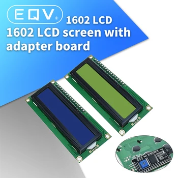 1 ADET LCD modülü Mavi ekran IIC/I2C 1602 arduino için 1602 LCD UNO r3 mega2560 Yeşil ekran
