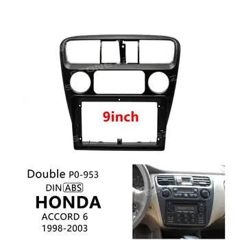 9 İnç Araba Radyo Fasya Çerçeve 2DİN Kurulum Paneli Pano 2001 Honda Accord İçin
