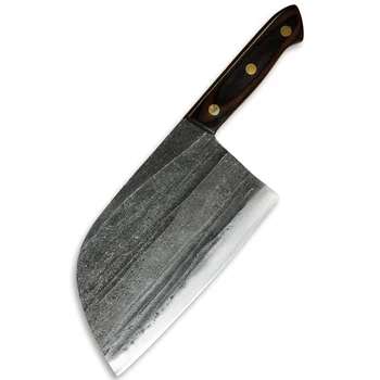 XYJ Tam Tang Sırp kasap bıçağı Et Cleaver 8 inç şefin Bıçakları Yüksek Karbonlu Çelik mutfak bıçağı Mutfak Kamp veya BARBEKÜ