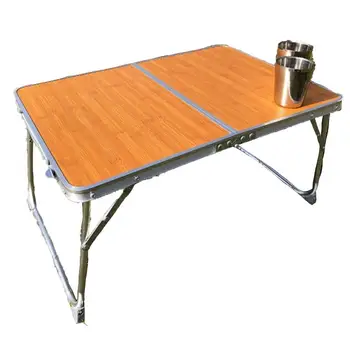 Katlanır Masaüstü Metal Masa Standı Piknik Masa Tabanı Güçlü Yük Taşıyan Su Geçirmez Masa Yatak / Kanepe / Plaj çay masası Dizüstü Bilgisayar Desteği