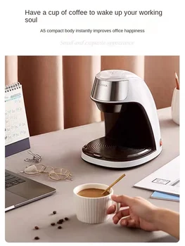 Küçük taşınabilir Amerikan kahve makinesi için ev, çay demleme makinesi için ofis, damla kahve makinesi türk kahve makinesi