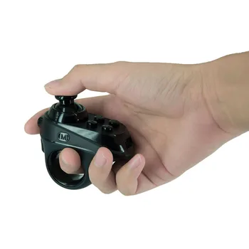 R1 Mini Halka Bluetooth Şarj Edilebilir Kablosuz tek başına VR uzaktan Oyun Denetleyicisi Joystick Gamepad Android 3D Gözlük