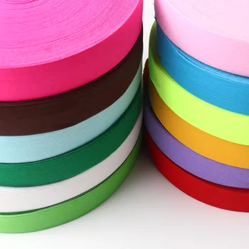 20mm Renkli Elastik Bant Genişliği Kalınlaşmış Düz Naylon Lastik Bant Dıy Dikiş Malzemeleri Giyim Ev Aksesuarları Malzeme 1 M veya 5 M