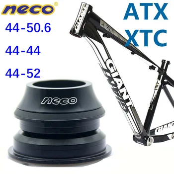 Neco bisiklet kulaklık dev ATX XTC OD od2 44 50.6 mm dağ bisikleti rulman kulaklık düz konik çatal 28.6 31.8 38.1 33 39.8