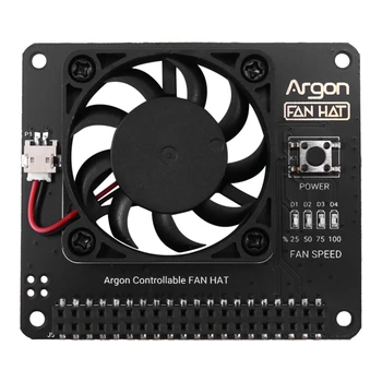 En iyi Fırsatlar Argon Fan HAT Ahududu Pi 4/ 3 Soğutma Fanı Yazılım ile Ayarlanabilir Hız / 40mm Büyük Fan Ahududu Pi4