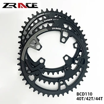ZRACE BCD110 Zincir Halkası Yol Bisiklet Parçaları Bisiklet Aynakol Aero Aynakol Tek Hız 40 T/42 T/44 T RX Aynakol 170mm