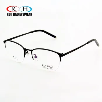 Moda Gözlük Çerçeve Erkekler Yarım Çerçevesiz Gözlük Çerçeve Kadın Retro Tasarım Alaşım Gözlük Unisex Gözlük