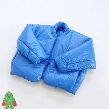 Kanye Boş Ceket Plastik Torba Düz Renk Gevşek Ekmek pamuklu giysiler Kalın Sıcak Rahat Mont