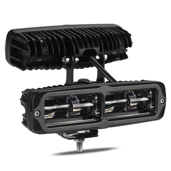 6D Lens led iş lambası şeridi 6 inç 20W LED çubuk offroad 4X4 çalışma ışığı sürüş lambası Niva lada ATV SUV Kamyon Traktör 12V 24V