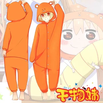 Anime Himouto Umaru chan pijama Doma Umaru Cosplay Kostüm Yetişkin Tulumlar Pazen Ev Pijama