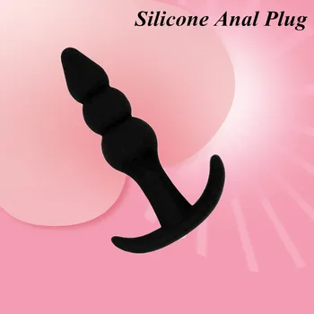 Anal Butt Plug Vibratör Silikon Anal Boncuk G Noktası prostat masajı Seks Oyuncakları Erkekler Kadınlar İçin Eşcinsel Acemi Anüs Masturbator