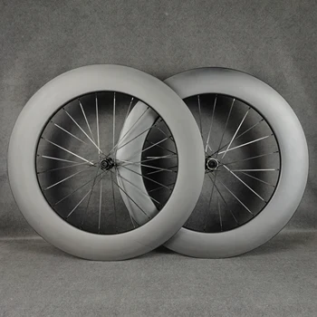 700C karbon tekerlekler 88mm Derinlik Yol disk fren 25mm Genişlik Bisiklet Kattığı/Tübüler/Tubeless karbon tekerlekler et