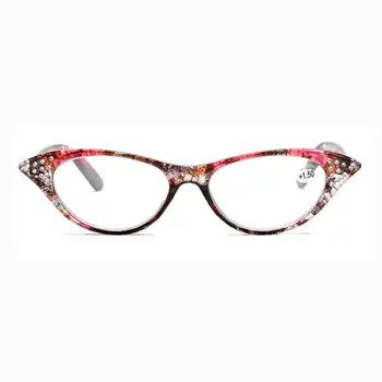 2019 Yeni okuma gözlüğü Kadın Erkek Kedi Gözü Hafif Presbiyopik okuma gözlüğü 1.0 1.5 2.0 2.5 3.0 3.5 4.0 Presbiyopi Gözlük