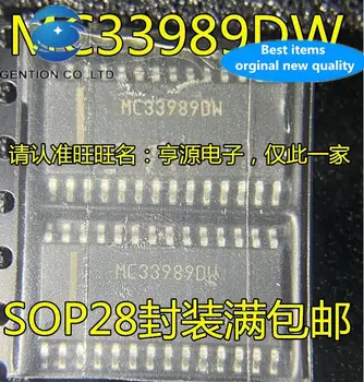10 adet 100 % orijinal yeni MC33989 MC33989DW SOP-28 ayak entegre devre / otomobil bilgisayar versiyonu yaygın olarak kullanılan savunmasız