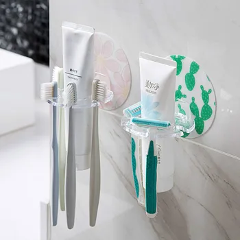 1 Adet Duvara monte Çok Fonksiyonlu Diş Fırçası Raf Diş Fırçası Taşınabilir Diş Fırçası Çevre Dostu Fırçalar Ağız Temizleme Bakım Aracı
