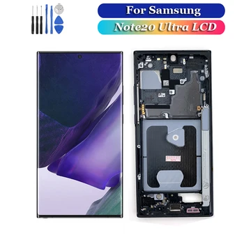 Orijinal Samsung Not 20 Ultra LCD Samsung Galaxy Note20 Ultra ekran SM-N985F SM-N985F / DS N986 5G