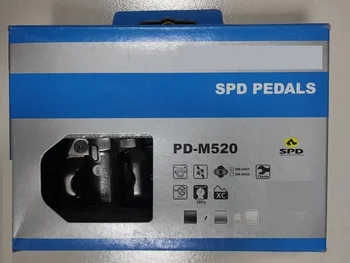 orijinal SHİMANO PD M520 PD M540 Klipsiz SPD Peda MTB dağ bisikleti bisiklet pedalı döngüsü kendinden kilitleme kilit pedalı aksesuarları