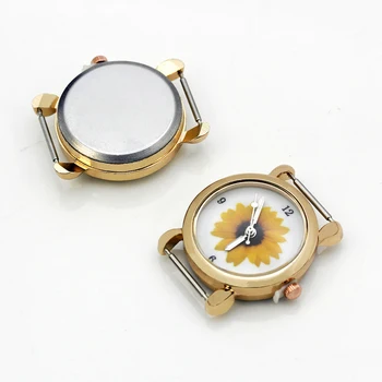Shsby Dıy Kişilik Altın Gümüş Gül Altın İzle Başlık Çiçek Daire İzle Masa çekirdekli Kordonlu Saat Aksesuarları Toptan