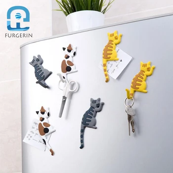 FURGERIN Buzdolabı hatıra mıknatısı buzdolabı mıknatısları çocuklar için Sevimli Mıknatıslar Buzdolapları için Kedi Dekorasyon mutfak mıknatısı dekor