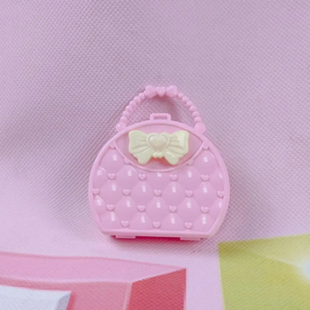 DIY Oyuncak Mini Gerçekçi Sevimli 3 Adet Bebek Çantası Renkli Moda Mix Stilleri Bebek Çantası DIY