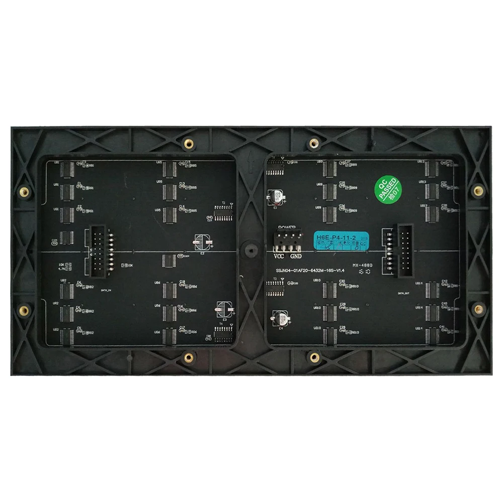 Kapalı P4 64x32 Matrix Ekran, RGB SMD2121 128mm*256 Modülleri Led Panel Ekran led 