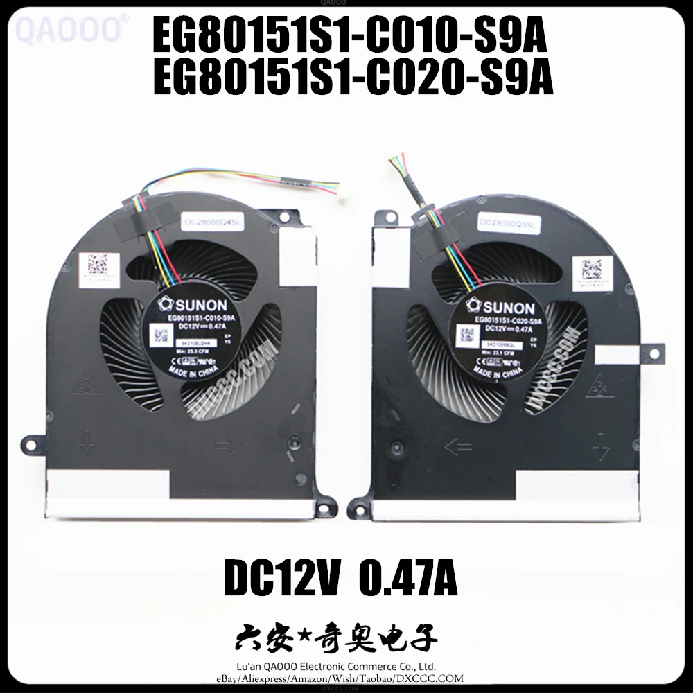 QAOOO CN-0TW5Y8 CN-0TPV77 EG80151S1-C010-S9A EG80151S1-C020-S9A CPU SOĞUTMA FANI DELL Alienware Area-51m R2 Oyun FANI