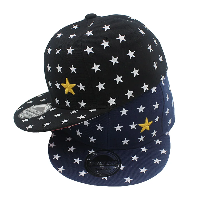 LOVINGSHA 3-8 Yaş Çocuk Erkek Kız beyzbol şapkası Akrilik Snapback Kapaklar Beş Köşeli Yıldız Tasarım Şapka C15