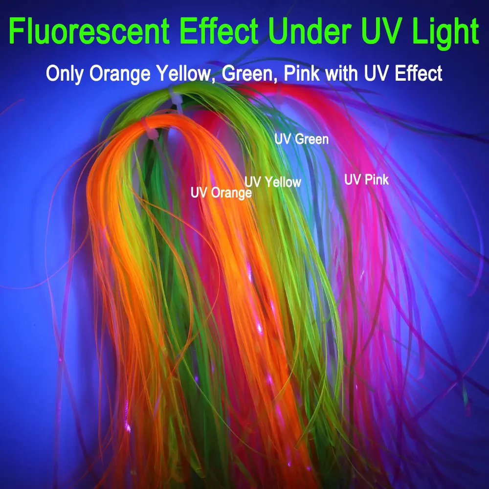 Vampfly 2 Paket 2mm Geniş UV İnci Düz Flaş Tinsel Mylar Flashabou Tinsel Perileri Flamalar Tuzlu Su Balıkçılık Fly Bağlama Malzemesi