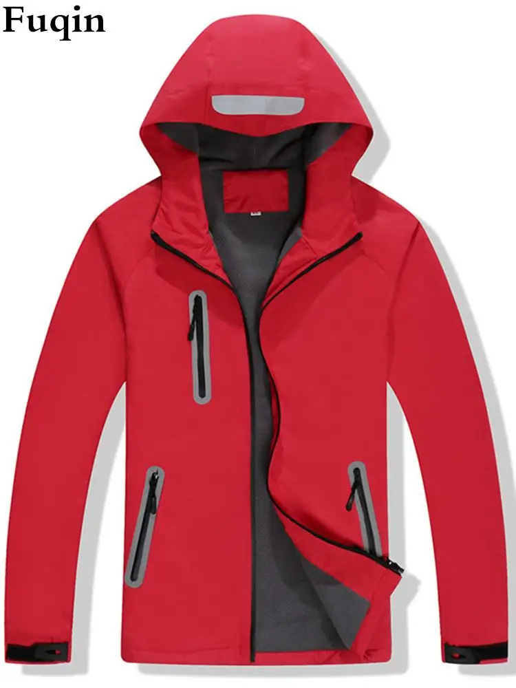 Erkek Rüzgar Geçirmez Bombacı kayak ceketleri Koşu Rüzgarlık Açık Golf Moda Çiftler Ceket Polar Astarlı Sıcak Kış yağmurluklar