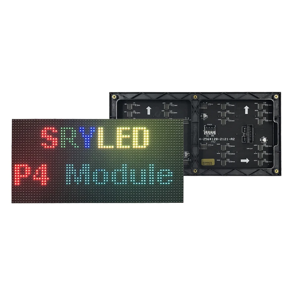 Kapalı P4 64x32 Matrix Ekran, RGB SMD2121 128mm*256 Modülleri Led Panel Ekran led 