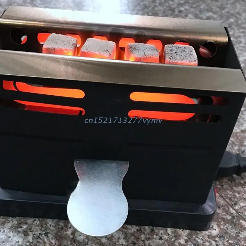 Taşınabilir Mini kömür sobası 800W elektrikli brülör Ocak Gözü Fırın Ev Mutfak Aşçı Kahve ısıtıcı ocak Yurt RV Seyahat Pişirme